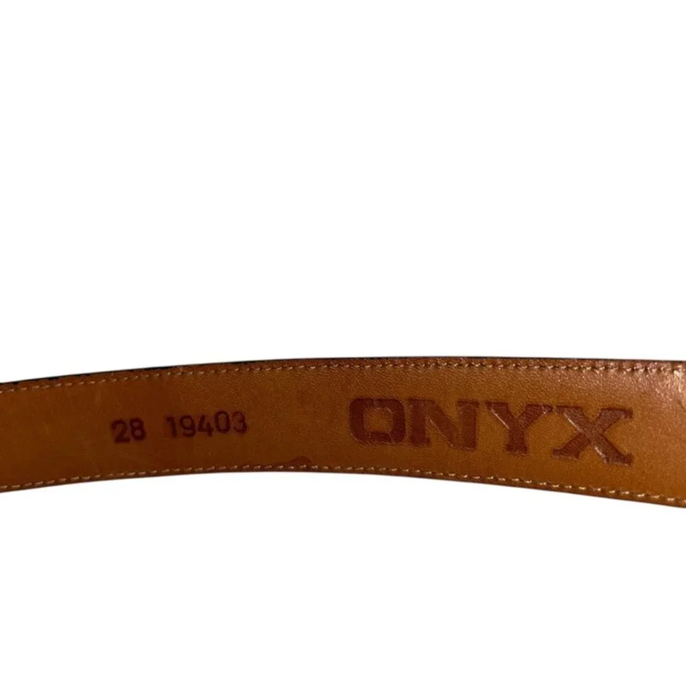 Onyx black leather